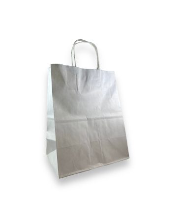 BOLSA  BLANCA PEQUEÑA CON MANIJA