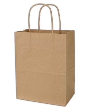 BOLSA KRAFT PEQUEÑA CON MANIJA 100 UNDS